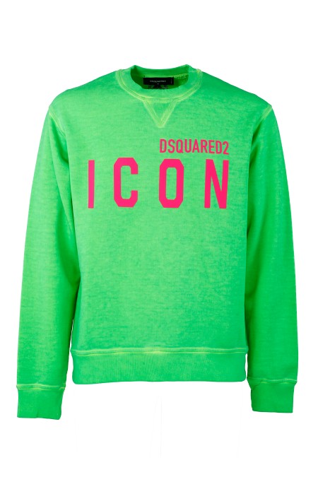 Shop DSQUARED2  Sweatshirt: DSQUARED2 "Icon" sweatshirt.
Crew neck.
Long sleeves.
Back print.
Regular fit.
Composition: 100% Cotton.
Made in Italy.
?. S79GU0119 S25030-910